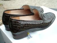 Gabor Leder Pumps Slipper in braun, Lack Kroko, Gr. 38 Nordrhein-Westfalen - Werl Vorschau