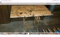 Nähmaschinen Tisch mit Marmor Platte. Bayern - Wertach Vorschau
