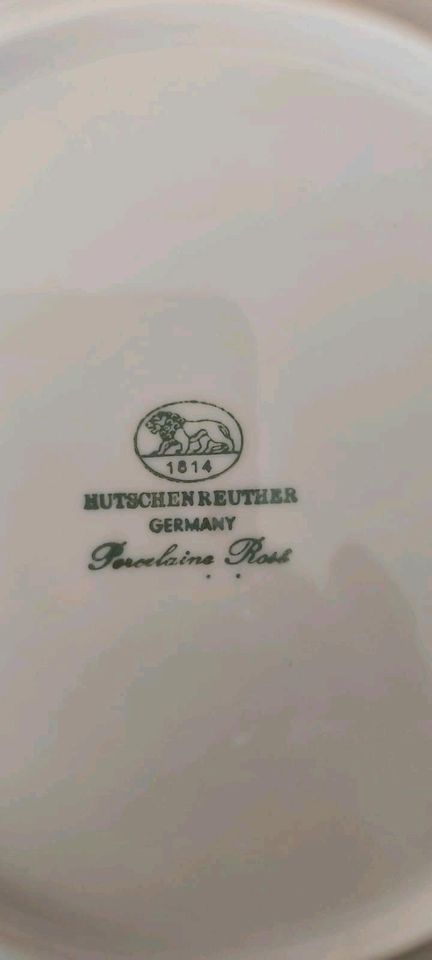 Hutschenreuther Porcelaine Rose mit Rosen Dekor Gedeck in Bremen