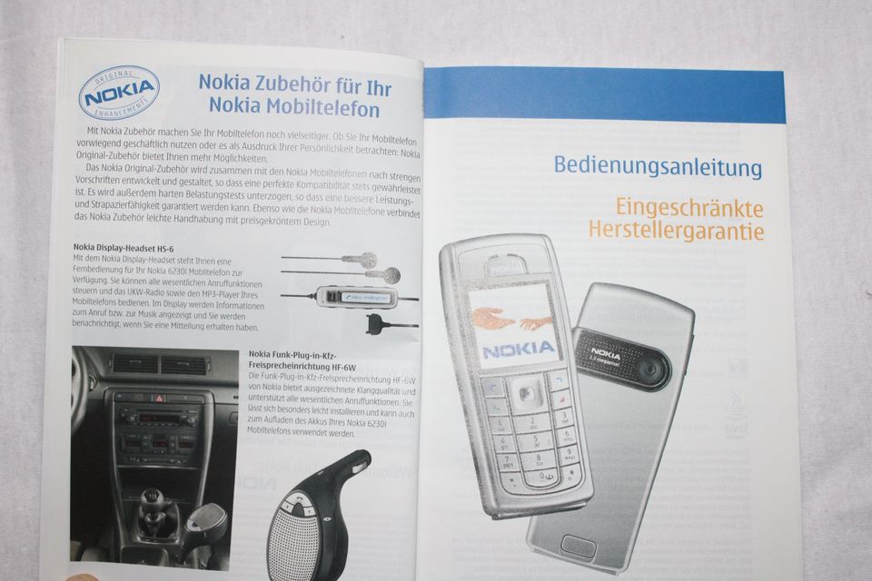 Nokia 6230i + original Bedienungsanleitung in Darmstadt