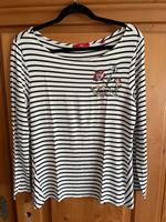 Shirt * S.Oliver * Streifen  mit Blumen * Gr. 42 Schleswig-Holstein - Oersdorf bei Neumünster Vorschau