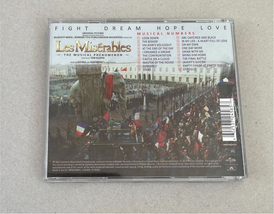 Les Misérables - Highlights from the Motion Picture Soundtrack CD in Leverkusen