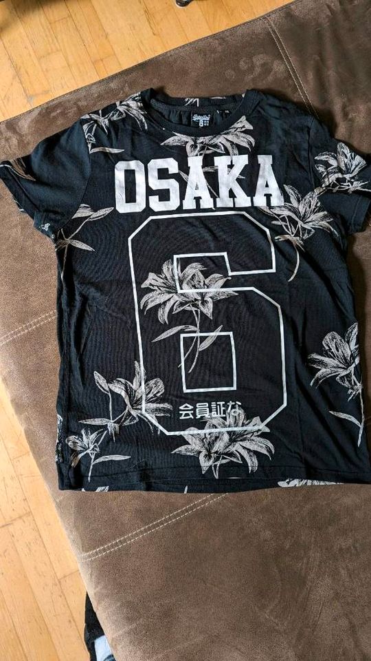 Superdry T-Shirt Osaka schwarz Herren 2XL in Bad Segeberg