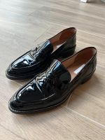 H&M Premium Loafer / Mokassins, Echtleder Lack schwarz Bayern - Zell am Main Vorschau