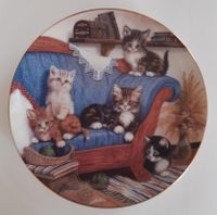 Katzen Sammel Teller "Auf dem Sofa" Nr. 1026 E. Hessen - Biedenkopf Vorschau