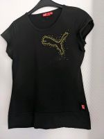 Puma T-Shirt schwarz/gold  mit Strass, Glitzer Größe S,M Berlin - Steglitz Vorschau