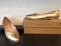 Ballerinas GOLD neu 40 Apple of Eden LEDER Pumps Glam Briana Berlin - Charlottenburg Vorschau