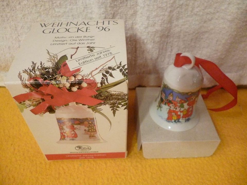 Hutschenreuther Weihnachtsglocken und Weihnachtslicht ab 1996 in Schwetzingen