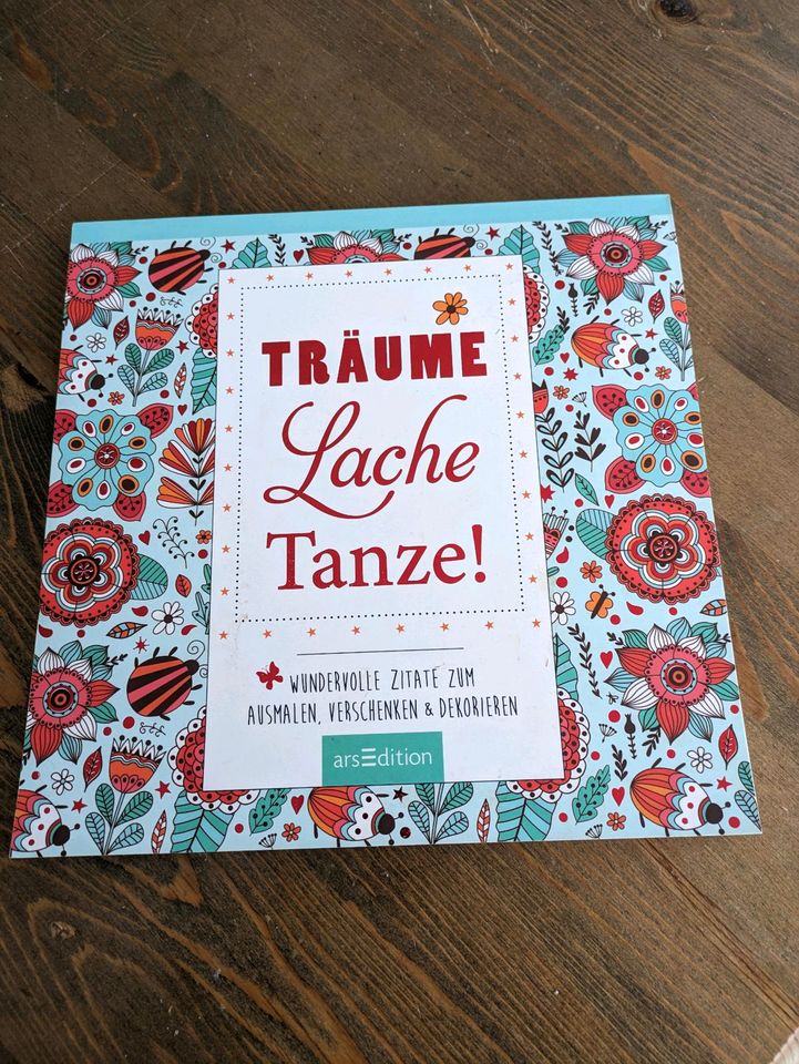 Träume Lache Tanze, Ausmalbilder von ars edition in Weil am Rhein