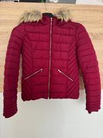 Fleece Winterjacke mit Kapuze Pink gefüttert Hessen - Kelkheim Vorschau