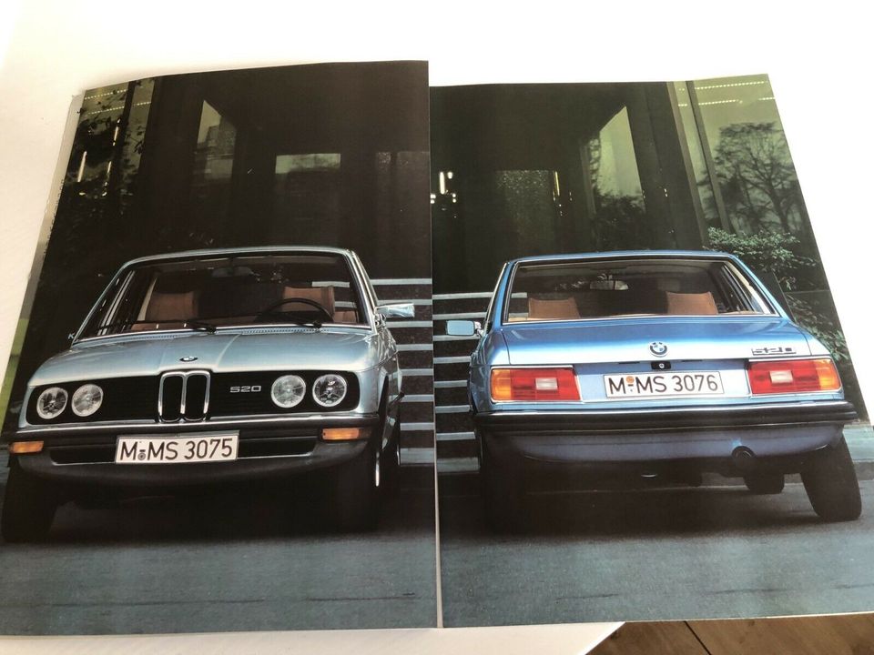 BMW e28 518 520 525 528i Prospekt Broschüre 1978 - neuwertig in Hamburg