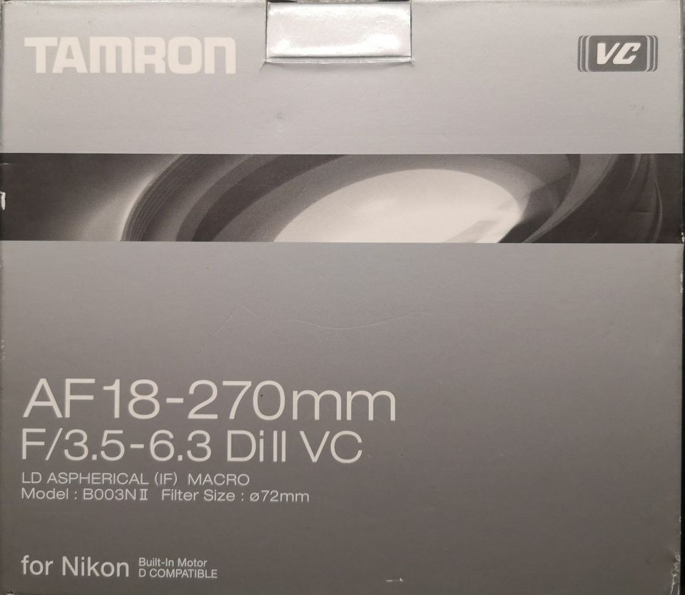 TAMRON AF 18-270mm F-3,5-6.3 Di II VC für Nikon in Dresden