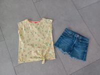 Mädels Set, Shirt-s.Oliver/ Jeansshort- H&M, Gr. 128/134 Bayern - Gangkofen Vorschau