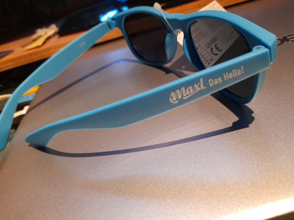 2 Sonnenbrillen von "Maxlrainer Bier" UV 400-Sommergag in Bruckmühl