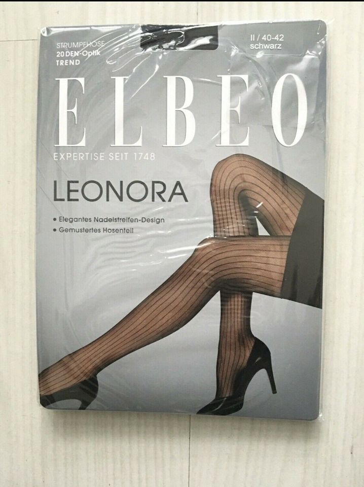 Elbeo Leonora 20 DEN-Optik Trend II/40-42/schwarz in Rodgau