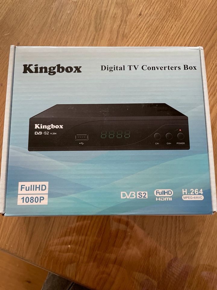 Kingbox Digital TV Coverters Receiver in Neckargemünd