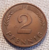 2 Pfennig BRD 1966 ( 2x F + 1x G ) unmagnetisch Hessen - Michelstadt Vorschau