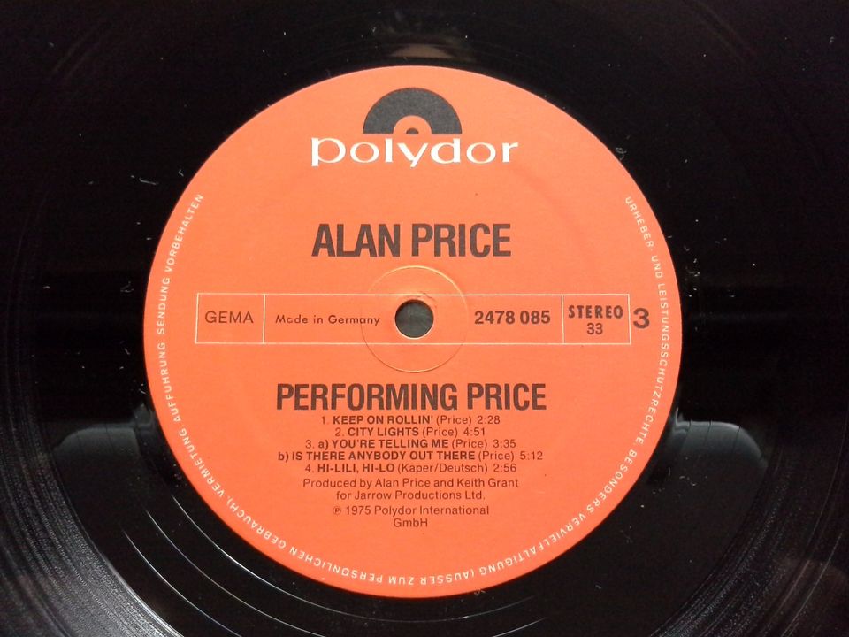 Alan Price - Performing Price (Do-LP) in Bad Kissingen