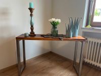 Konsolentisch aus Akazienholz mit Metallbeinen Hessen - Kalbach Vorschau