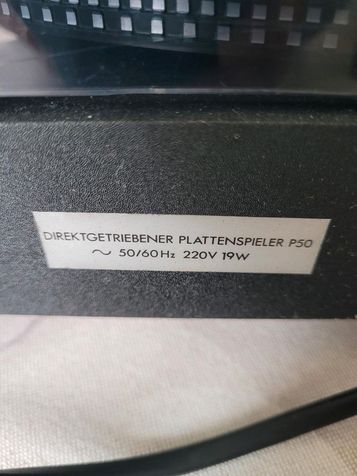 Transonic P50 HiFi-Plattenspieler mit Direktantrieb in Coesfeld