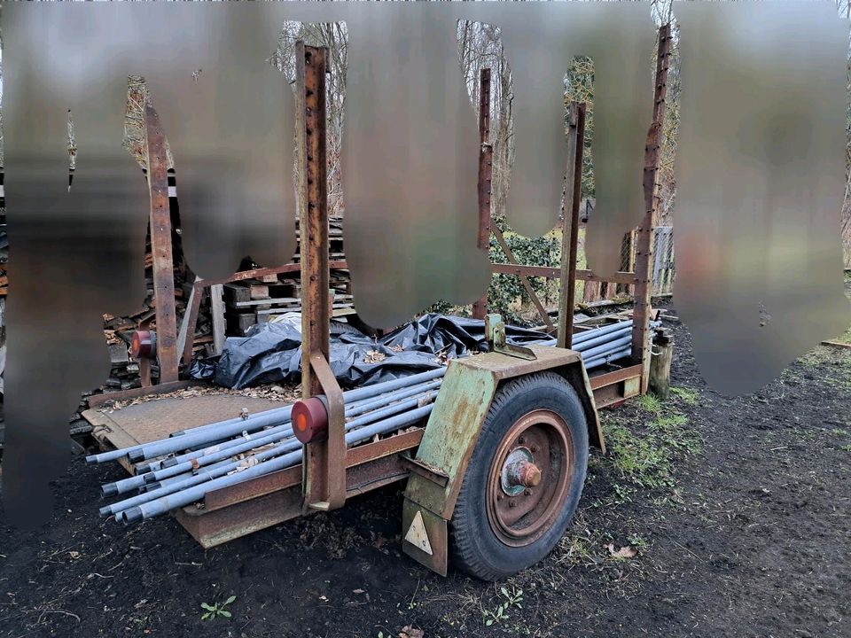 Einachser Anhänger rückewagen holzanhänger in Uebigau-Wahrenbrueck