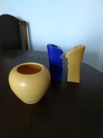 ASA Set Vase+Kerzenhalter, Keramik, Deco, 90iger Jahre Brandenburg - Guben Vorschau
