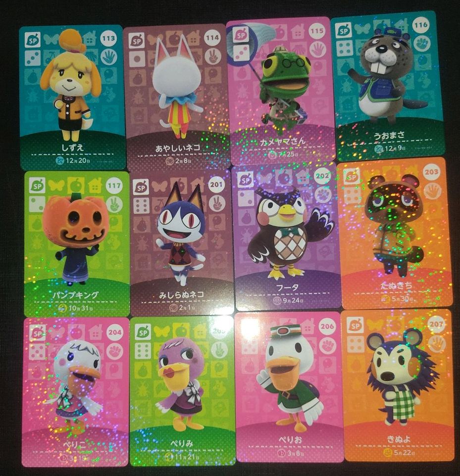 Animal Crossing Amiibo Karten 65 Original Karten für 30€ in Meerbusch