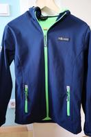 164 : Trollkids Jungen Softshell Jacke blau Fleece grün Kapuze Niedersachsen - Rosengarten Vorschau