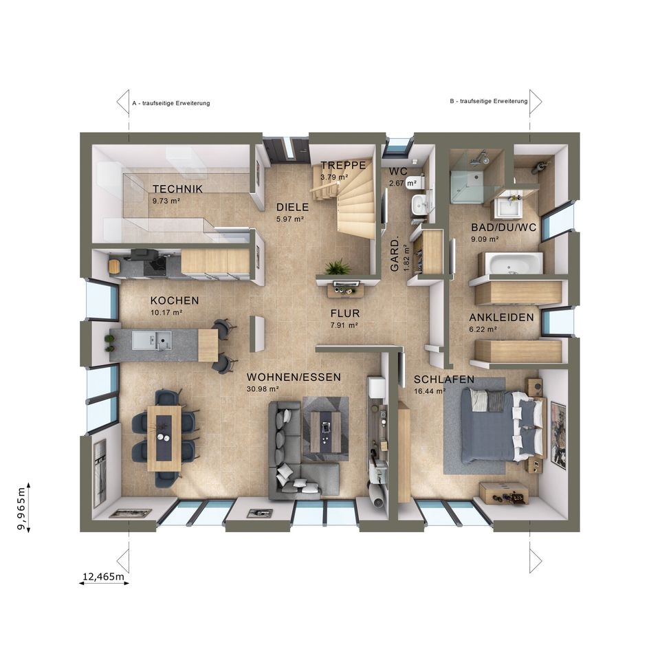 Willkommen im Sonnenschein: Sunshine 210 von Living Haus in Bergen auf Rügen