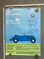 Plakat 18. Intern. BMW Veteranen-Treffen Münster 1994; BMW 315 Bremen - Oberneuland Vorschau