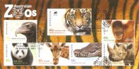 Australien 3817-29+Block Tiger Nashorn Pandabär Orang-Utan Adler Nordrhein-Westfalen - Kamen Vorschau