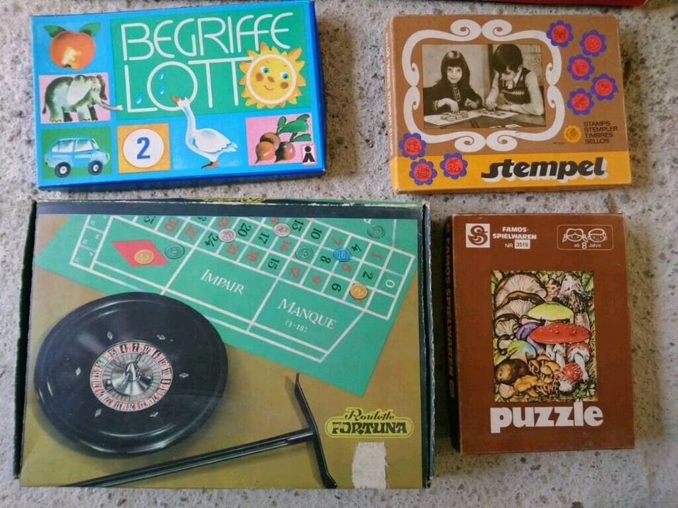 DDR Spiele Brettspiele Spielzeug Roulette Lotto Puzzle Quartett in  Thüringen - Altenburg | Gesellschaftsspiele günstig kaufen, gebraucht oder  neu | eBay Kleinanzeigen ist jetzt Kleinanzeigen