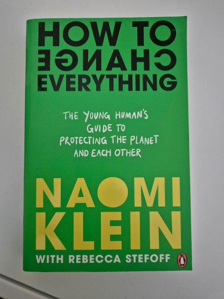 HOW TO CHANGE EVERYTHING- NAOMI KLEIN in Hemmingen