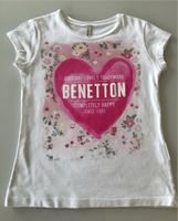 Benetton T- Shirt, Größe 122, weiß Niedersachsen - Belm Vorschau