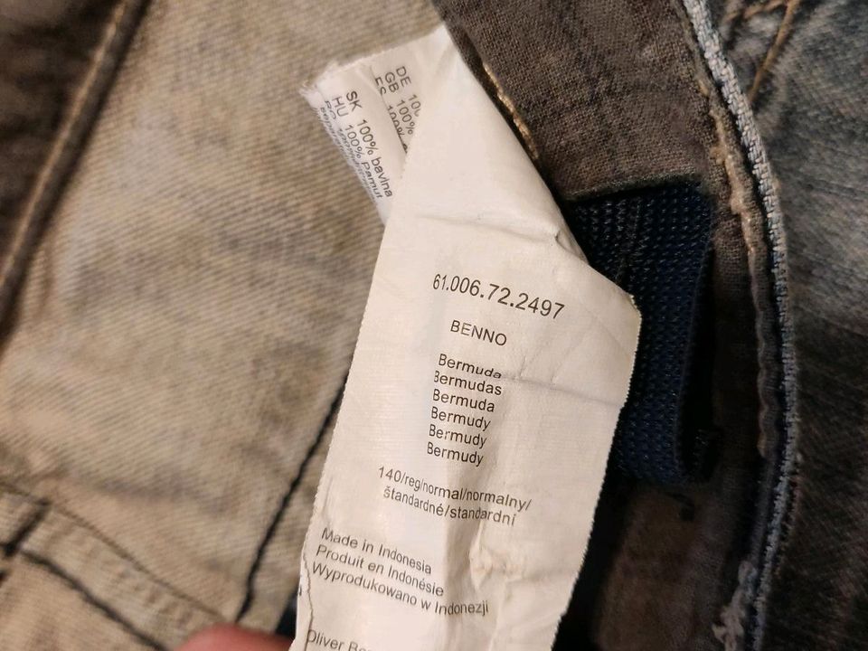 S.Oliver Junior Größe 140 Shorts kurze Hose Jeans wie NEU in Schelklingen