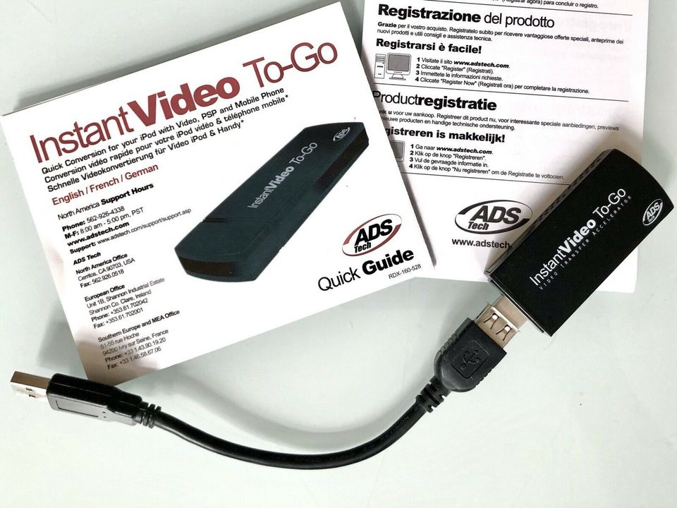 Instant Video To-Go Video-Konverter (Hardware-Beschleuniger USB) in Süd -  Sachsenhausen | Grafikkarte gebraucht kaufen | eBay Kleinanzeigen ist jetzt  Kleinanzeigen