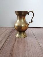 Sehr alter antiker Messing Vase mit Henkel, Höhe: 14cm. Berlin - Hohenschönhausen Vorschau