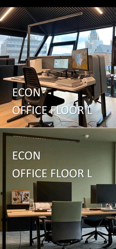 Artemide Stehleuchte Neu "Econ Office Floor L" dimmbar 3000K in Dummerstorf