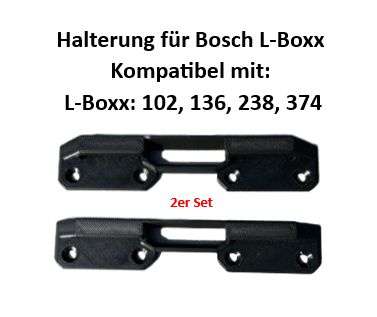 2x Halterung passend für L-Boxx Bosch Sortimo / Rollwagen/ 5,00€* in Monheim