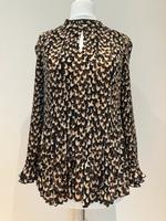 Plissee Bluse von S.Oliver Black Label, braun/beige, Gr. 36 Schwerin - Görries Vorschau