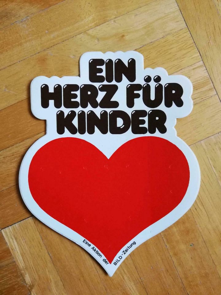 Aufkleber Sticker Ein Herz für Kinder in Waldsolms