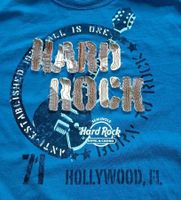 Original Hard Rock Cafe t-shirt Hollywood blau selten Nordrhein-Westfalen - Extertal Vorschau