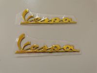 2 Stück Vespa 3D Gel-Aufkleber/ Emblem ca. 99x32mm (Gold) Nordrhein-Westfalen - Euskirchen Vorschau