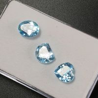 3er Set - Echter Topas beh. blau ( 10,11 Carat ) 9,5 - 10,2 mm Nordrhein-Westfalen - Recklinghausen Vorschau