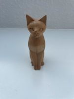 Mini Statue Katze Holz Deko Nordrhein-Westfalen - Erftstadt Vorschau