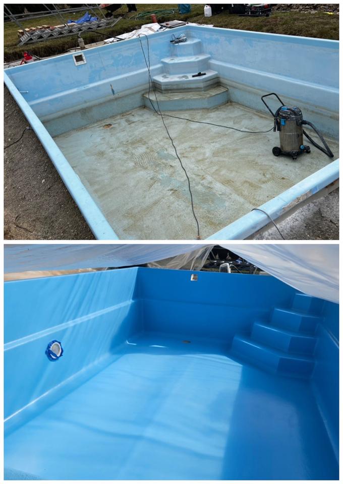 GFK Pool Pools Sanierung,Osmose,Reparatur in Adelzhausen