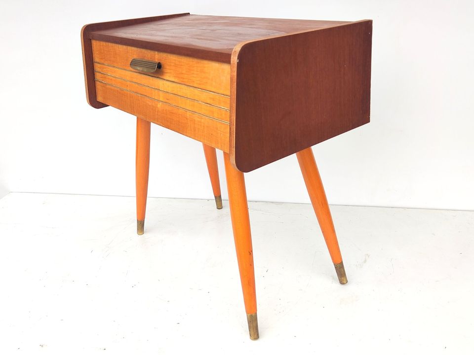 Rockabilly Kommode Sideboard Mid Century Vintage Schränkchen in Karlsruhe