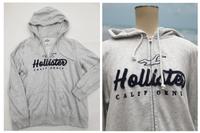 Hollister Hoody Zip Jacke mit Kapuze Hoodie grau Logo Gr XL 42 44 Nordrhein-Westfalen - Brühl Vorschau