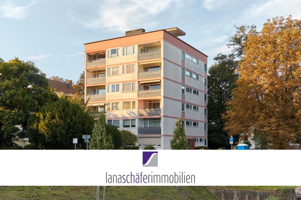 Trier-Süd: 4-Zi.-Wohnung mit Balkon und Blick auf die Barbarathermen in Trier