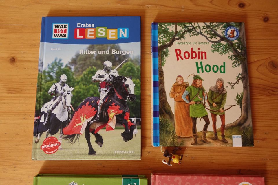 4 Erstlesebücher Robin Hood, Ritter, Vulkane, Leserabe in Regensburg